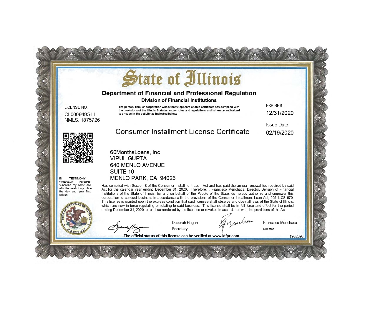 Licenses
